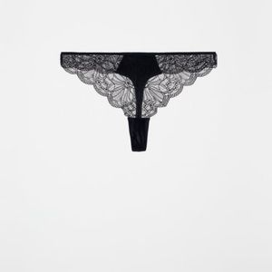 Black Brazilian Lacy Panty